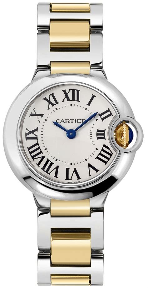 W69007Z3 Cartier Ballon Bleu de Cartier Ladies Gold & Steel 